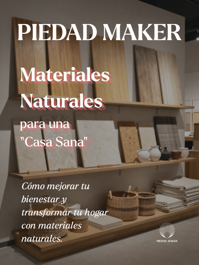 Materiales naturales para una “Casa Sana»; cómo mejorar tu bienestar y transformar tu hogar.