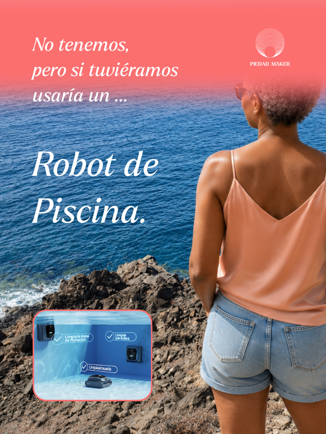 Compraría un robot de piscina, porque puede beneficiarnos de varias maneras.